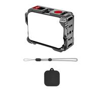 Jaula protectora de metal, protector de marco de carcasa de cámara con agarre de mano para Insta360 Ace/Ace Pro 2