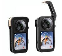 Jaula protectora para cámara Insta360 X6, funda protectora de aleación de aluminio para cámara, marco protector anticaídas con perilla de liberación rápida