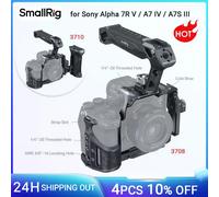 Jaula SmallRig A7 IV con mango superior y abrazadera de cable, kit básico "Rinoceronte" para Sony Alpha 7R V/Alpha 7 IV/Alpha 7S III -3708 cage kit 3708