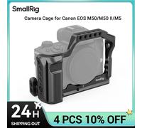 SmallRig M50 /M50 II /M5 Cage, plataforma de Fabricación de películas y videojuegos con empuñadura integrada y riel NATO para Canon M50 /M50 II / M5 -2168C Cage 2168C