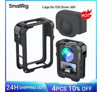 Jaula SmallRig para DJI Osmo 360 con cubierta de lente de silicona, tornillo de 1/4 "-20 con pasadores antitorsión, zapata fría ultraligera 48g -5704 5704