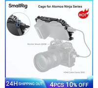 Jaula SmallRig para la serie Atomos Ninja con riel NATO, abrazadera de cable de tornillo de 1/4”-20 para proteger completamente el monitor de cámara -CMA2209
