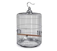 Jaula sólida de acero inoxidable para pájaros, jaula grande colgante para cría de loros, accesorios de metal para mascotas, para pájaros de apornis, pinzones (modelo 36)