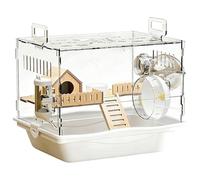 Jaula Transparente Para Hámster - Recinto Transparente Para Hábitat De Mascotas Pequeñas | Tanque Acrílico Ventilado De 2750 G, Espacioso Alojamiento Ṕara Mascotas Ďe Varios Niveles, Jaula P̀ara Anima