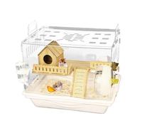 Jaula Transparente: Residencia de Animales Respirable, Diseño De Visión Clara, Estructura De Hábitat Durable, Fácil Acceso, Jaulas Compactas Livianas | para Gerbils Ratones Roedores Hogar