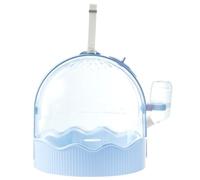 Jaula transportadora portátil para hámster y pájaros, para viajes al aire libre, con botella de agua, accesorios transparentes grandes pequeños