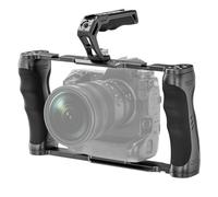 Jaula Universal for cámara y asa Superior con Pasador de ubicación ARRI y Soporte de Video con Base Tipo Arca(Cage Kit)