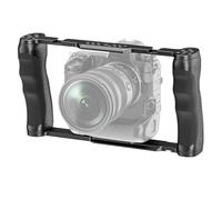 Jaula Universal for cámara y asa Superior con Pasador de ubicación ARRI y Soporte de Video con Base Tipo Arca(Cage)