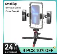 Jaula Universal para teléfono inteligente SmallRig para iPhone 14/13 Pro/Pro Max con asas plegables plataforma de controles inalámbricos para iPhone 14 /13/12 Jaula Individual
