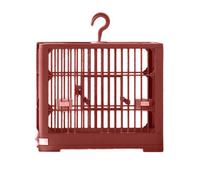 Jaula ventilada para pájaros para uso en interiores y exteriores, jaula grande para pájaros con comederos, percha para periquitos, canarios, balcón