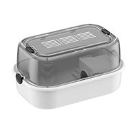 Jaula versátil para mascotas de interior para animales pequeños, casa grande transparente con escalera de escalada para erizos, ardillas, villa