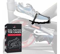 Jaulas de dedos de doble función para bicicleta Peloton - Convierte pedales Peloton en jaulas de dedos de dos caras - Paseo con tenis o zapatos Peloton - Accesorio para bicicleta Peloton - Se adapta a