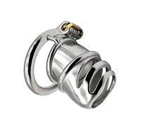 Jaulas De Pene, Cinturón De Castidad De Jaula De Pene Para Hombres Prisión De Pene De Castidad Hecha De Acero Inoxidable 304,40mm