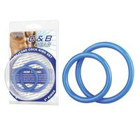 Jaulas de pene marca Blue Line C & B Gear Double Cockring Silicone