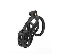 Jaulas de pene marca Rimba Rimba Toys - P-Cage PC01 - Penis Cage Size M - Black