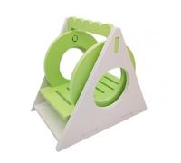 Jaulas para Animales Juguete de Ejercicio for hámster, Corte Suave, Mano Obra Fina, Columpio Multicolor Compacto, Accesorios for Jaula(Green)