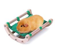 Jaulas para hámster Cama de hámster extraíble Animal pequeño Lavable Desmontable Conejillo Indias Jaula y Nido Verano(Green)