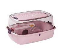 Jaulas para hámster Jaula for hámster, Gran Espacio, Villa de Lujo for Mascotas, Doble Capa, Transparente