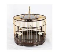 Jaulas para pájaros, jaula de madera de caoba, para loros y periquitos