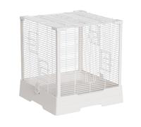 Jaulas para pájaros para conures - Jaula de vuelo para pájaros con rueda universal y plataforma interactiva - Ideal para peonía, monje, piel de tigre, sol pequeño y pájaros perlados