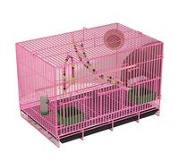 Jaulas para pájaros para periquitos, jaula de vuelo de hierro con soporte para loros pequeños, cacatúas, periquitos, conures, cuáqueros, apto para uso en interiores