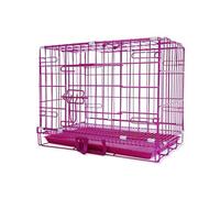 Jaulas para perros y gatos de interior con bandeja, buen soporte de carga, refuerzo grueso, diseño plegable para animales pequeños