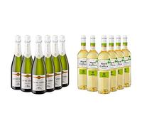 Jaume Serra - Cava Semi Seco - Caja de 6 botellas x 750 ml + Mayor de Castilla Verdejo - Vino Blanco D.O Rueda - Caja de 6 Botellas x 750 ml