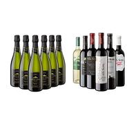Jaume Serra Reserva - Cava Vintage Brut Nature Reserva - Caja de 6 Botellas x 750 ml + Pata Negra - Lote de 6 Botellas con D.O, Pack de 6 x 750 ml