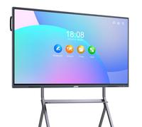 JAV Smart Board, 55 pulgadas Pizarra Blanca Interactiva, 4K Electrónica Whiteboard, Monitor Todo En Uno Con Pantalla, Para Aulas, Oficina Y Reuniones (Soporte de Pared Incluido)