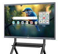 JAV Smart Board 55 Pulgadas Pizarra Digital Interactiva 4K UHD Pantalla Tactil Android 14 Certificado Google EDLA Pizarra Electrónica 8+128 GB para Empresas, Educación (Soporte Mural Incluido)