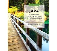 Java: An Introduction to Problem Solving and Programming