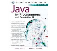 Java for Programmers: with Generative AI (Deitel Developer Series)