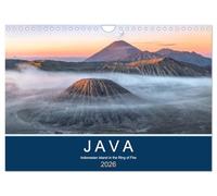 Java, Indonesian Island in the Ring of Fire (Wall Calendar 2026 DIN A4 landscape), CALVENDO 12 Month Wall Calendar: Java is a fascinating island in ... active volcanoes and impressive temples.