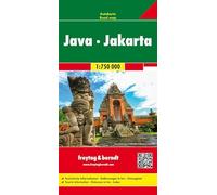 Java-Jakarta, mapa de carreteras. Escala 1:750.000. Freytag & Berndt.: Wegenkaart 1:750 000 (Auto karte)