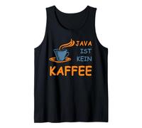 Java no es un café Caballeros Camiseta sin Mangas