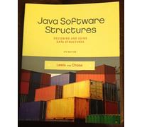 Java Software Structures: Designing and Using Data Structures