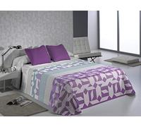 Javier Larrainzar Colcha Bouti, Morado, 180x260 Cm