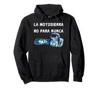 Javier Milei - la motosierra no para nunca - peluca milei Sudadera con Capucha
