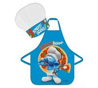 Javoli Juego de delantal y sombrero de niño los pitufos 2 piezas, variados, Medium