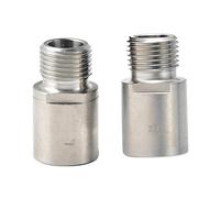 Javoryxh 1 Par De Extensores Pedales Bicicleta Espaciadores Pernos Extensión para Bicicletas Adaptadores Extensibles Extendidos 20 Mm/0 79 Pulgadas Espaciadores Pernos Extensiones