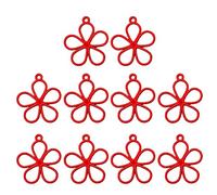 Javoryxh 10 Unids/Set De Joyería Flores Artesanía Marco Dije Aleación Bisel Trasero Abierto Colgantes Herramienta Fabricación Collares Colgante