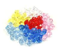 Javoryxh 200 Piezas De Sustratos Coloridos para Peceras Piedras Relleno Jarrones Guijarros Acrílicos Decoración Acuario Jardín Pecera Roca Exterior Jardín