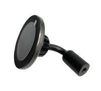 Javoryxh Adaptador De Soporte Magnético Aleación Aluminio Resistente Trípode Magnético Bola 1/4 A 17 Mm para Trípode para Múltiples Dispositivos La Serie 12-15