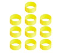 Javoryxh Anillos De Agarre Silicona para Raqueta Tenis Anillos Antideslizantes Sobregrips Absorbentes En Lugar 10 Uds.