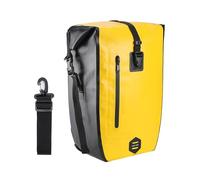 Javoryxh Bolsa De Viaje para Bicicletas Resistente Agua Sillines Laterales Dobles con Correa Hombro Portaequipajes Bolsas Alforjas Estante Trasero Ciclismo