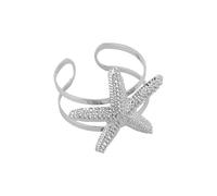 Javoryxh Brazalete Ajustable Marino Elegante Que Muestra Estrellas De Mar Y Detalles Caracolas Ideal para Un Estilo Informal O Turístico. Joyería Muñeca Inspiración Minimalista.