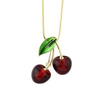 Javoryxh Cadena multifuncional para suéter de frutas que añade toque a cualquier conjunto fabricado con textura de cristal artificial para cualquier ocasión