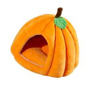 Javoryxh Cama Desmontable para Mascotas Cueva Cachorros Y Gatitos Regalo De Calabaza De Dibujos Animados Mascotas Cojín Desmontable Suministros Nido Cueva Gatos