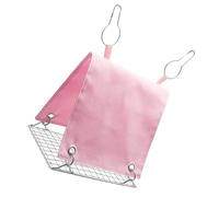 Javoryxh Cama para Pájaros ChewProof Casa Colgante Hamaca Tienda Base De Acero Periquitos De Tamaño M Agapornis Diseño Térmico Cama Pájaros Colgante Escondida Cacatúas