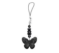 Javoryxh Colgante de teléfono para bolsa, adorno único para colgar, diseño de oso de mariposa, llavero para mujer y niña